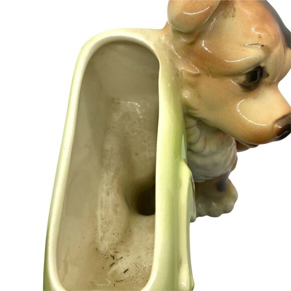 Planter Dog And US Mailbox Vintage Royal Copley Ceramic Decorative Cute Little - Picture 6 of 13